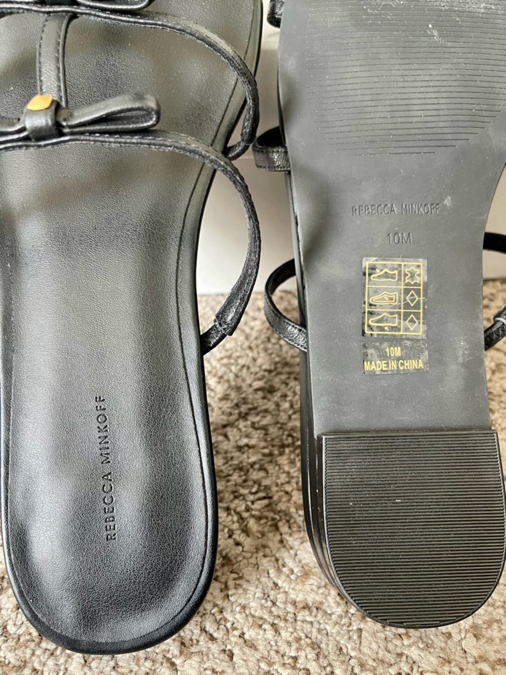 🆕 Rebecca Minkoff Bow Flat Sandal - Picture 5 of 5